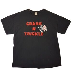 Vintage Tee Shirt Baseball Extra Large US XL Crash n Trickle Sports Games Ball